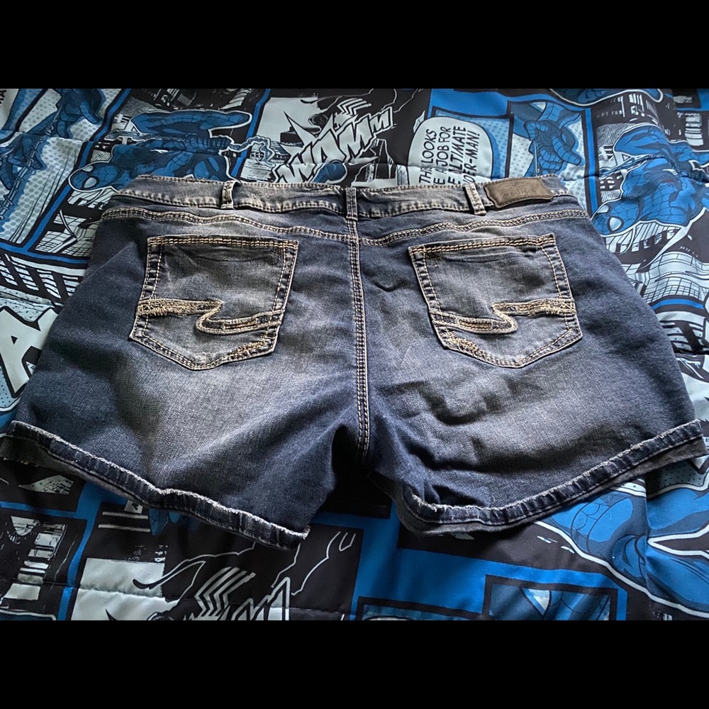 Silver Elyse Shorts